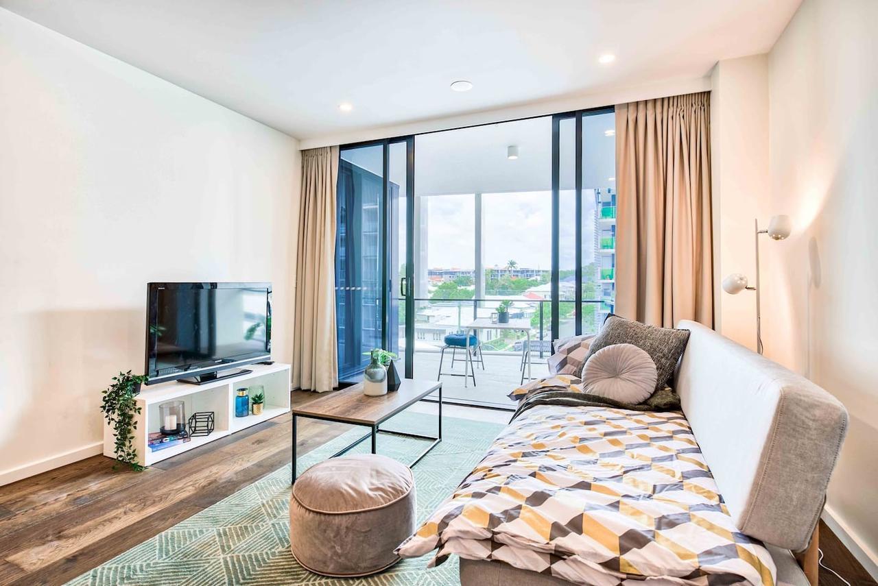 Modern Apartment With Balcony & Parking Brisbane Esterno foto